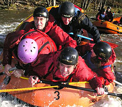 white water rafting